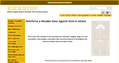 Desktop Screenshot of kickstop.co.uk